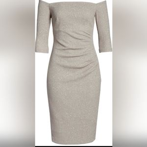 Eliza J Off the Shoulder Sheath Dress